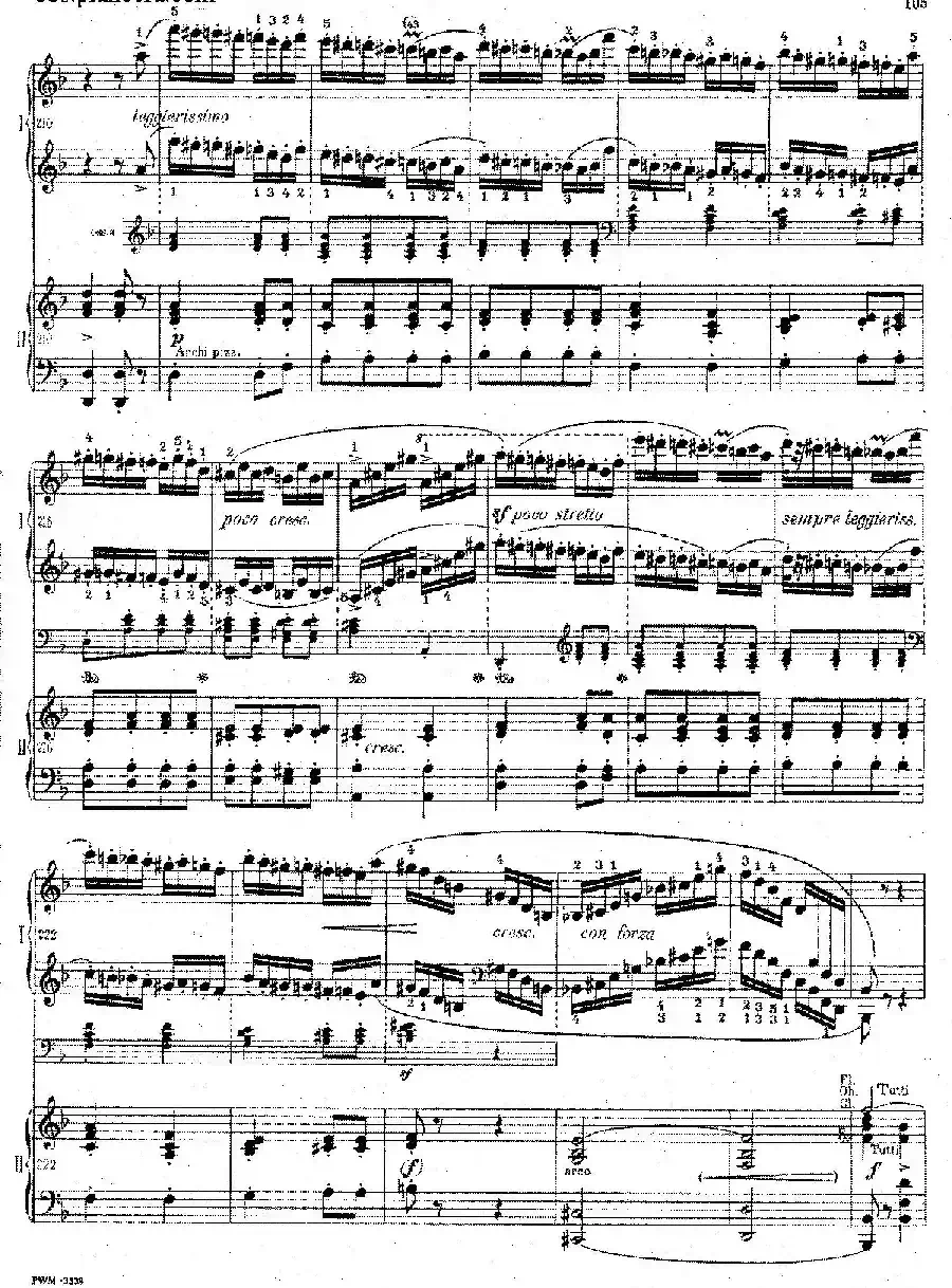 Krakowiak Grand Rondo de Concert Op.14（克拉科维克音乐会用大回旋曲·双钢琴版）