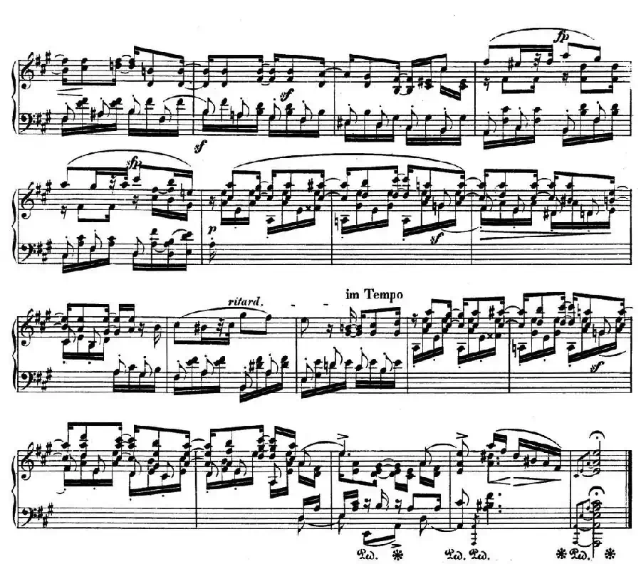 Albumblätter Op.124（纪念册页）（No.19）