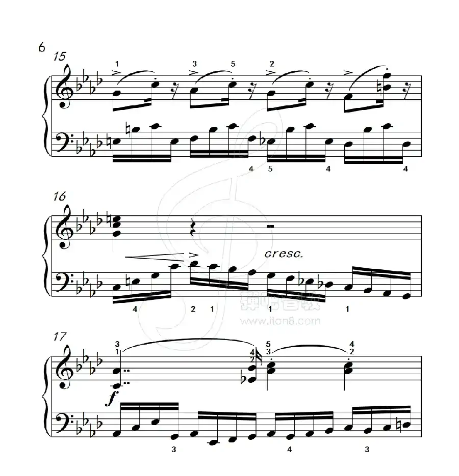 练习曲 8（克拉莫钢琴练习曲60首）