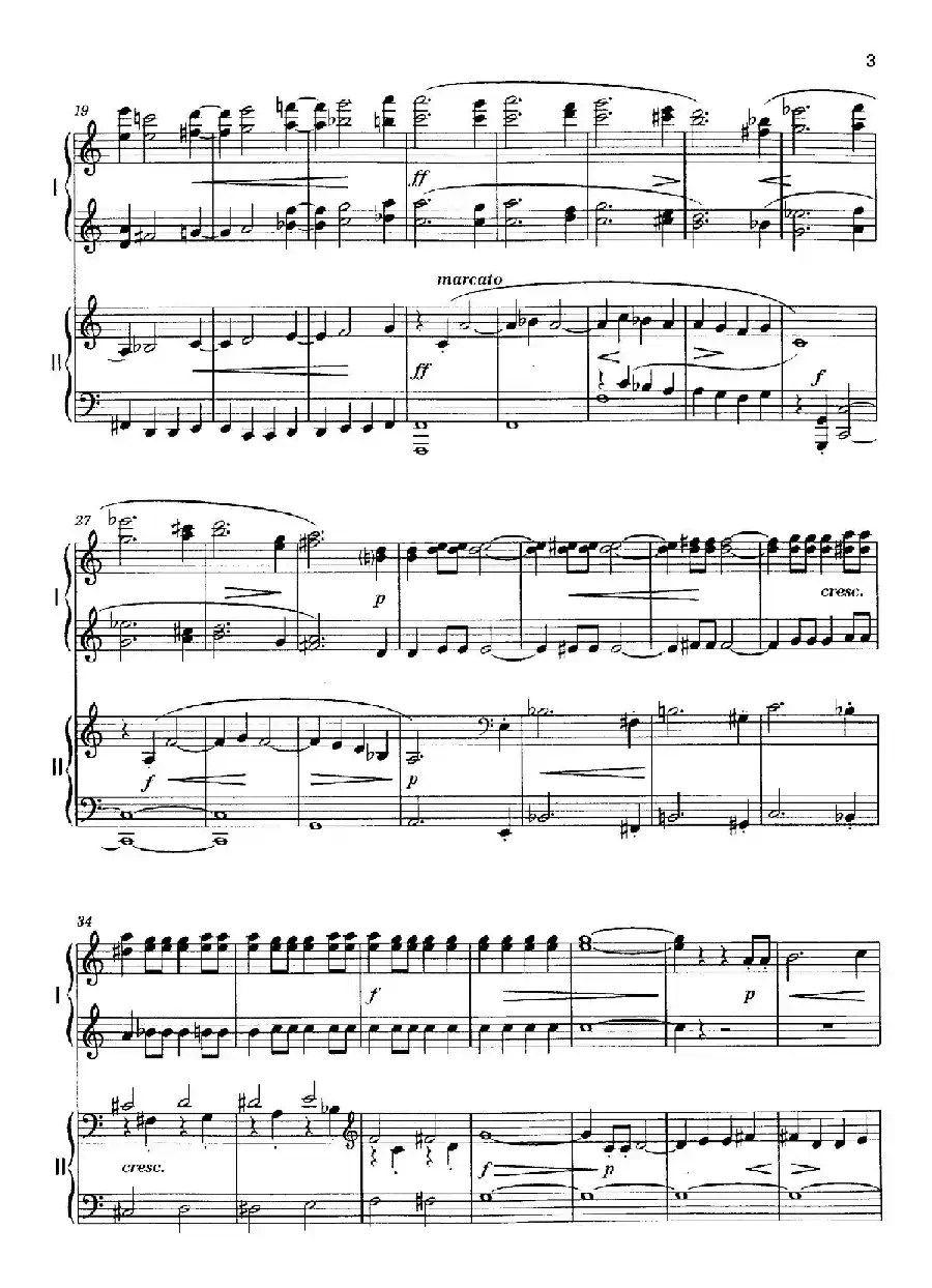 Vier Bagatellen Op.70（4首小品·Ⅰ·四手联弹）