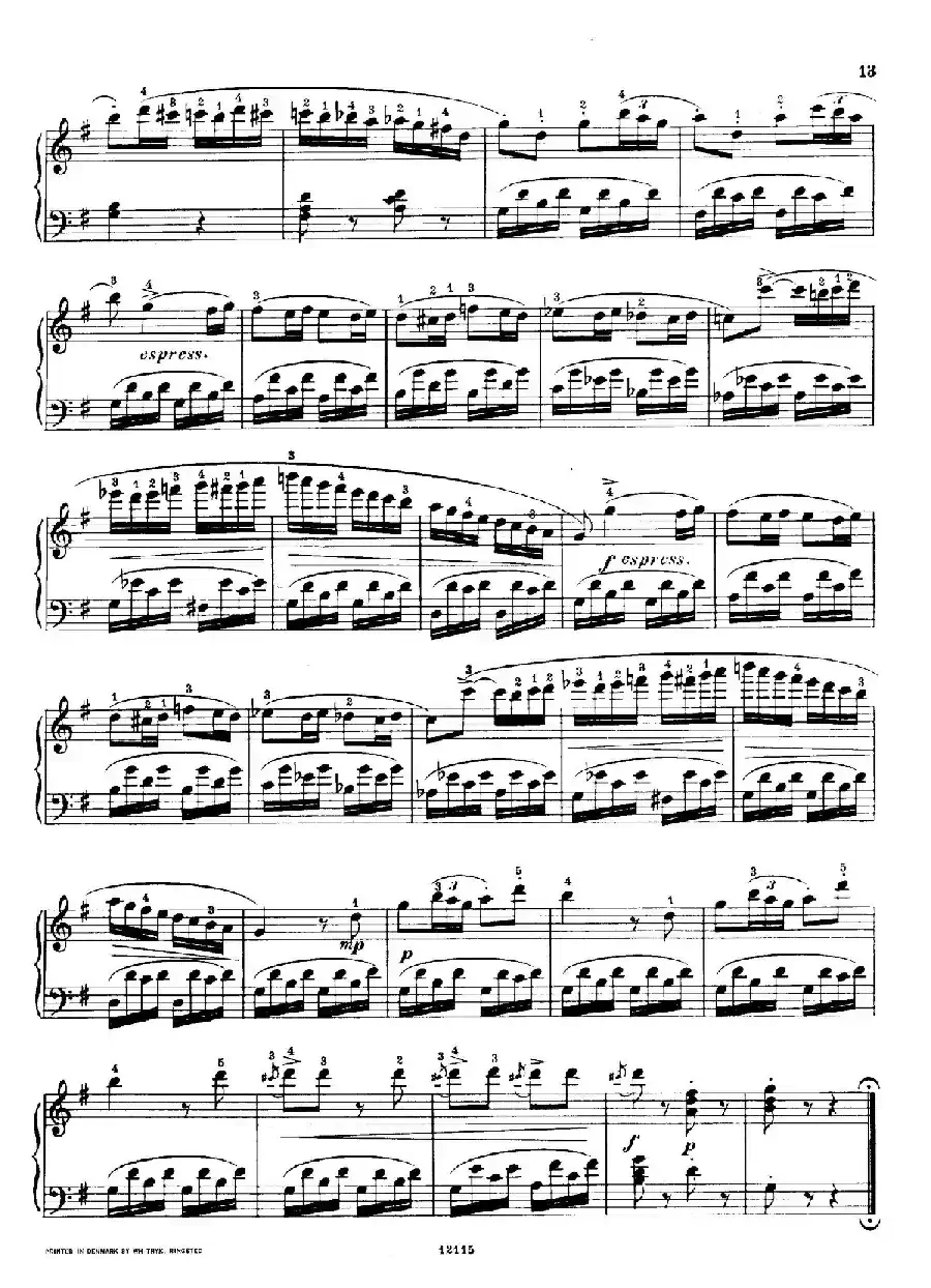 Six Humorous Bagatelles Op.11（6首幽默小品·6）