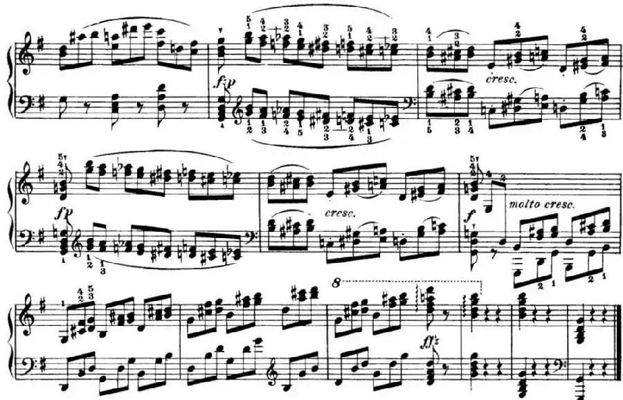 50首车尔尼Op.740钢琴手指灵巧技术练习曲（NO.39）