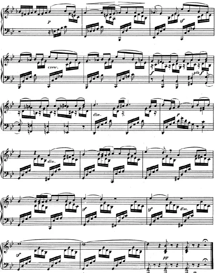 门德尔松无词歌Op.102（NO.4）