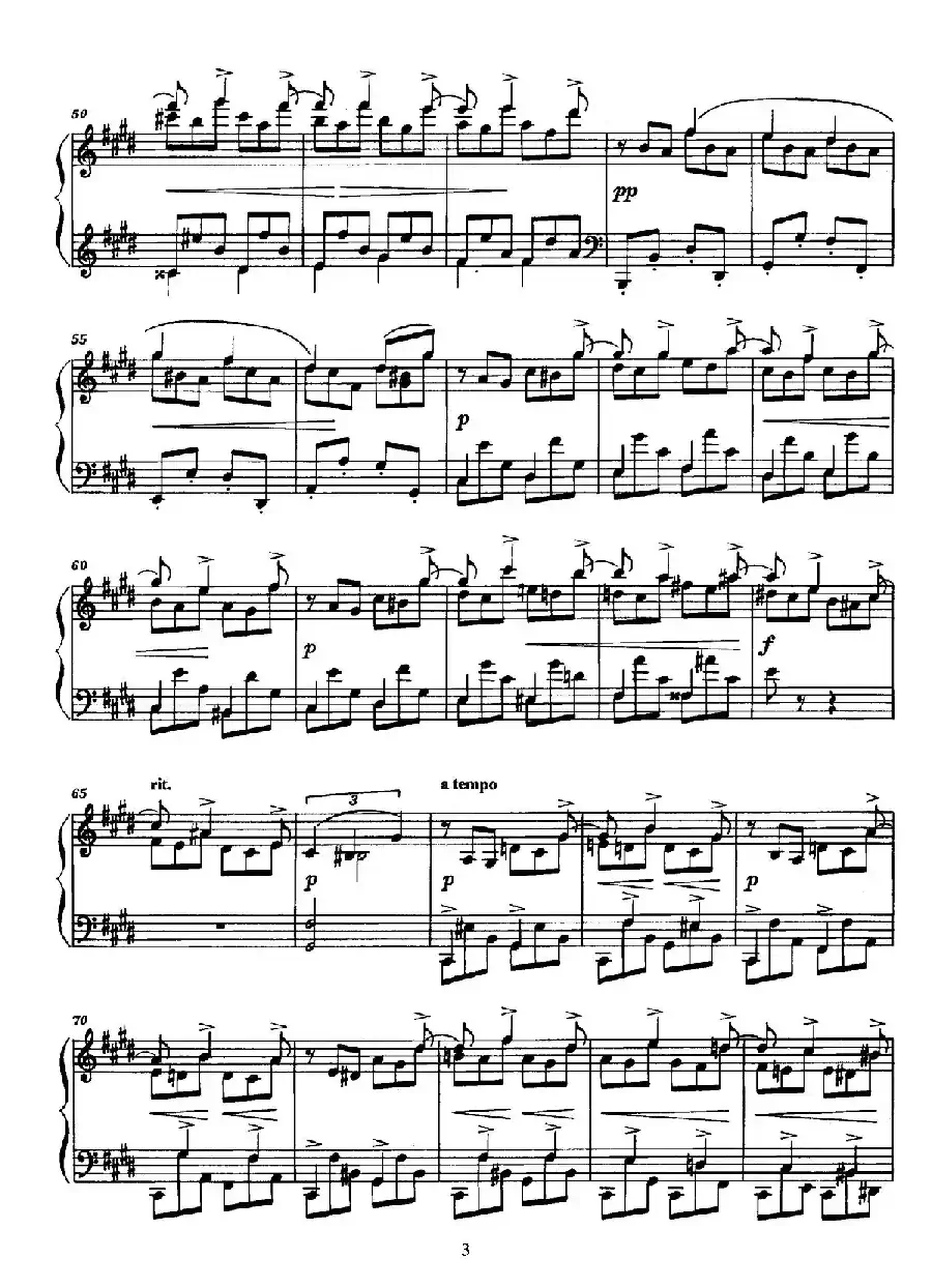 Arabesques Op.4（阿拉伯风格曲）（1）
