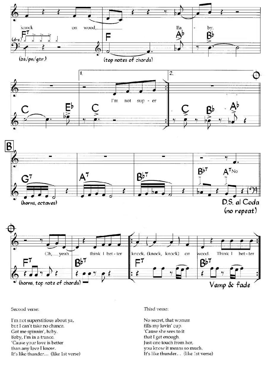 Knock on Wood(爵士钢琴曲)