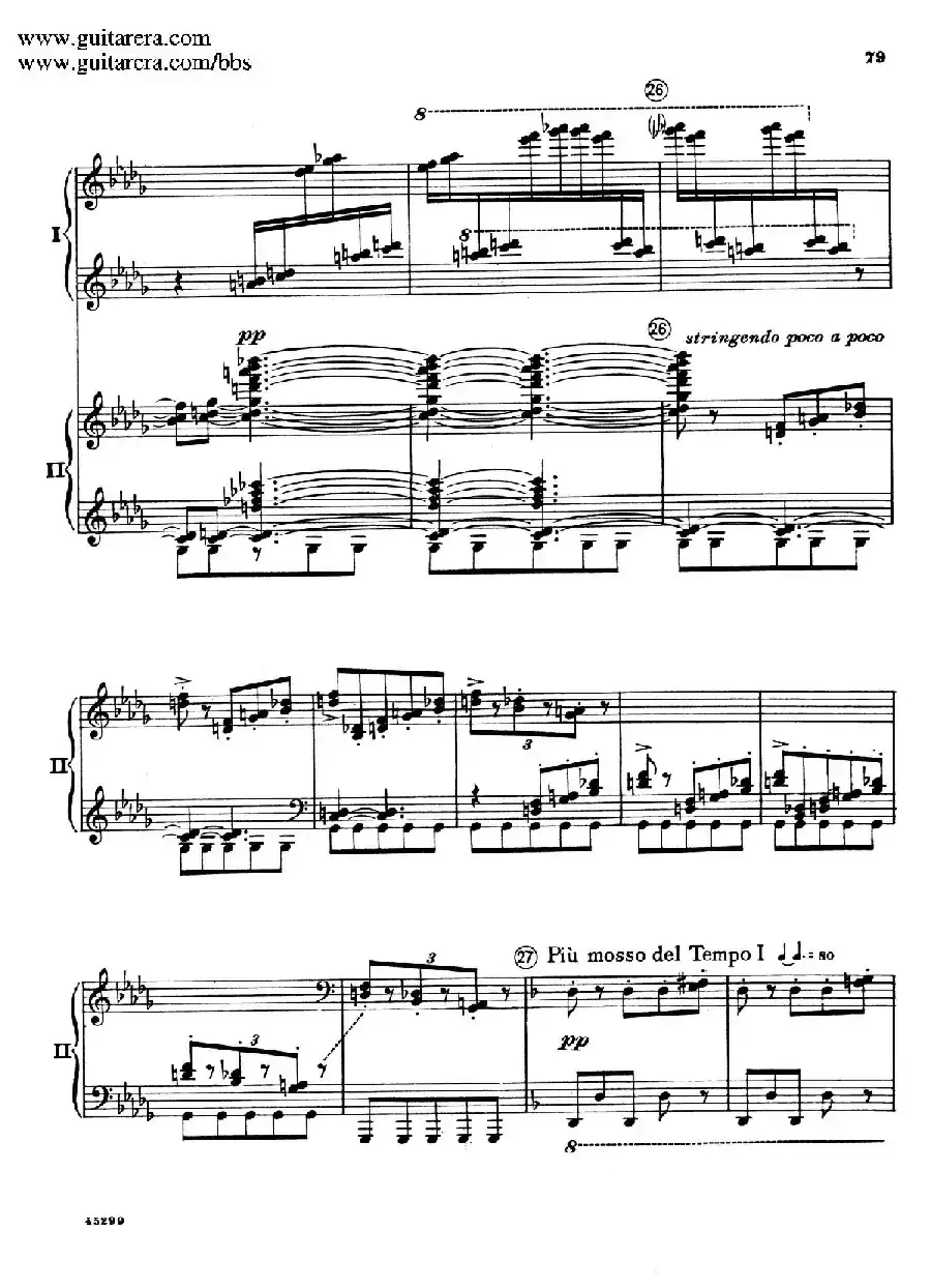 Piano Concerto Op.38（钢琴协奏曲·双钢琴·第三乐章）