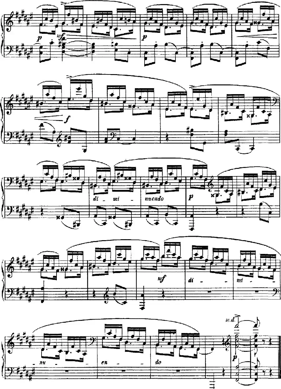 Quatre Etudes Op.41 Op.2（4首练习曲·2）