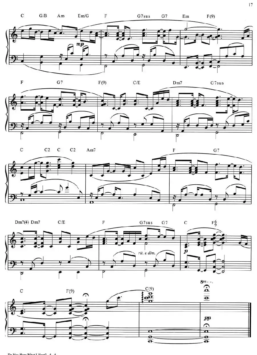 Do you hear what I hear?