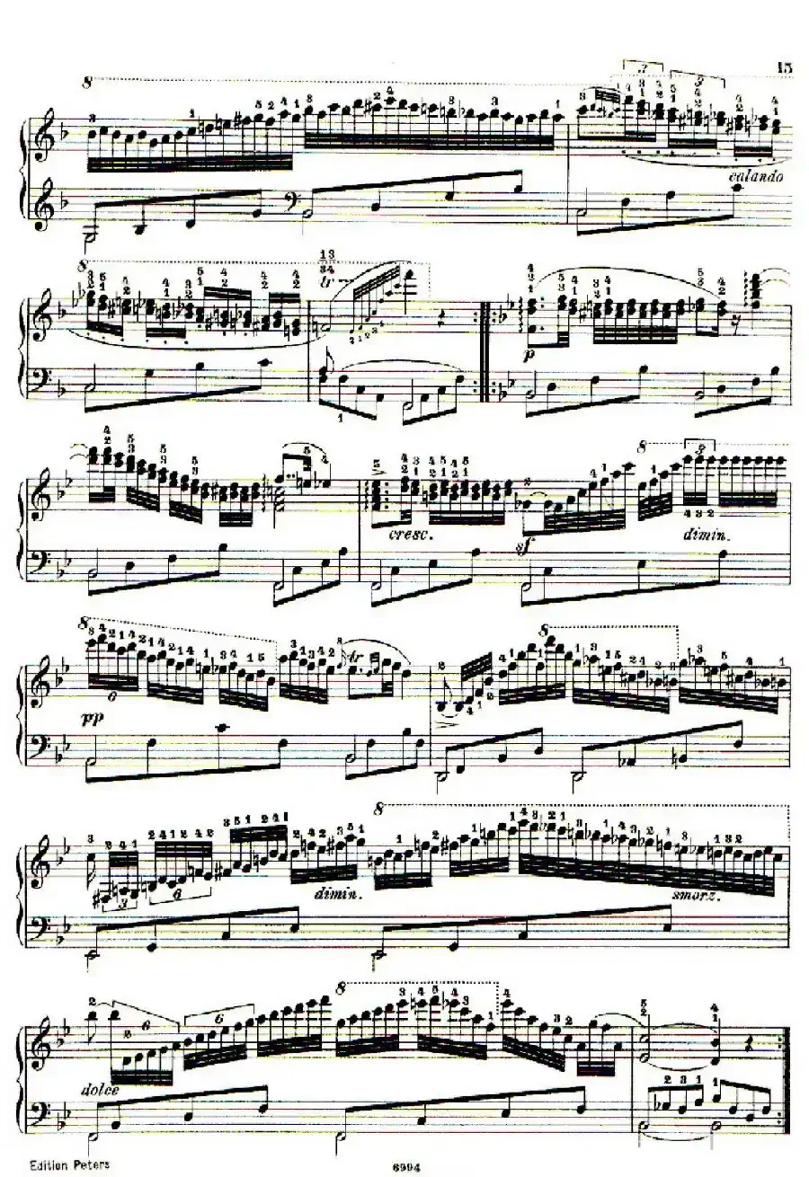 School of the Virtuoso Op.365（60首钢琴高级练习曲·5）