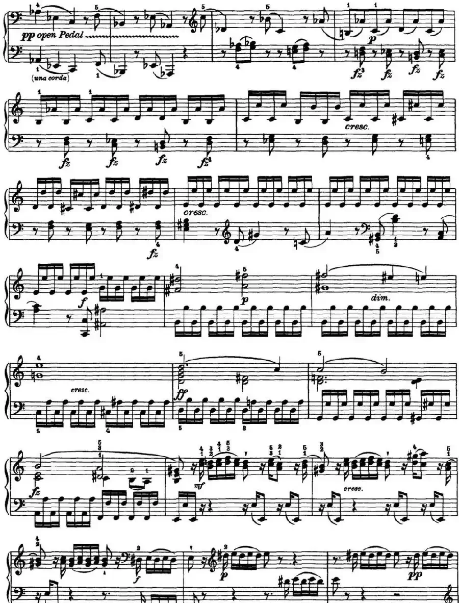 海顿 钢琴奏鸣曲 Hob XVI 50 in C major