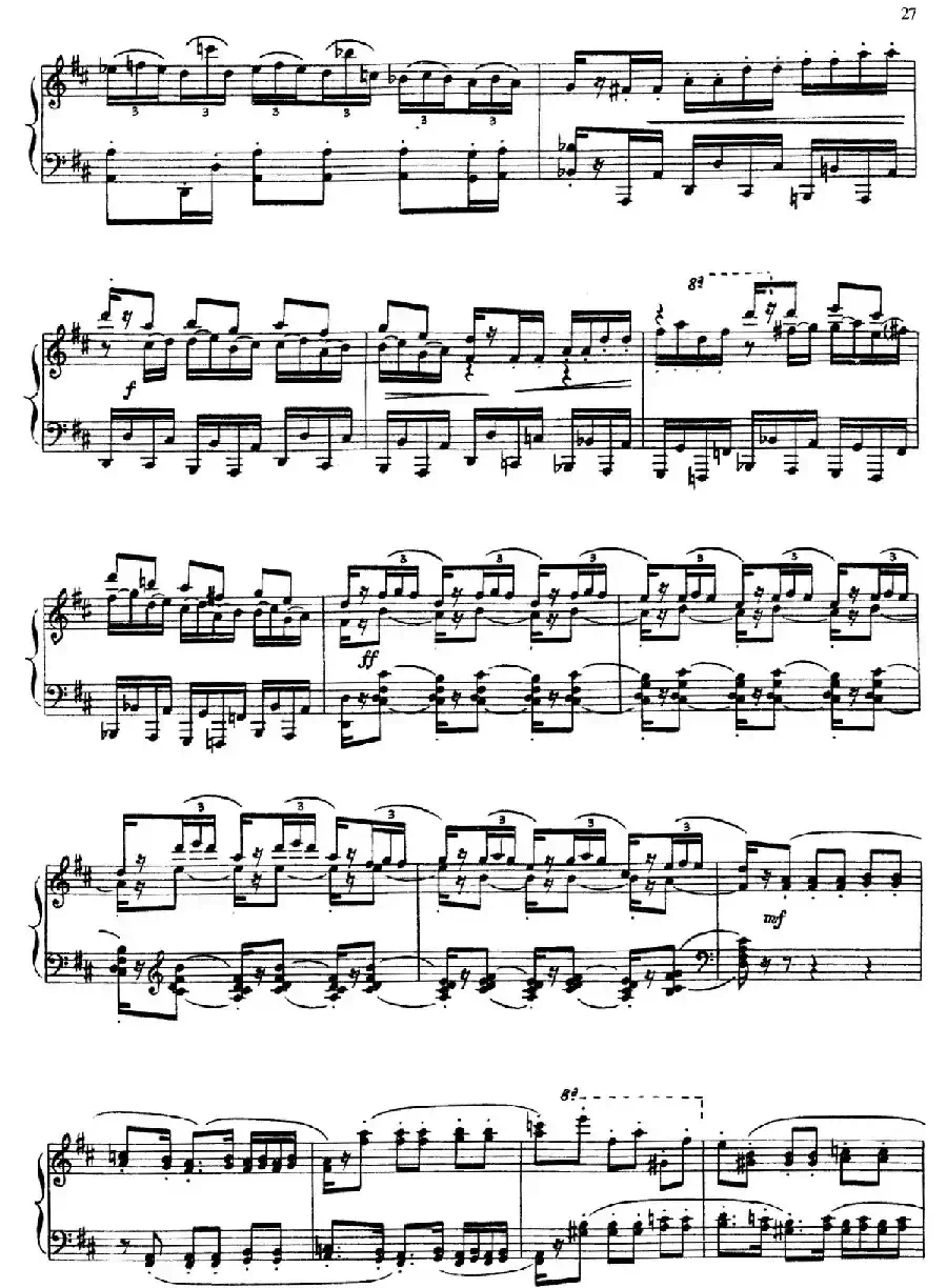 5首卡斯蒂利亚奏鸣曲（Ⅲ sonata en Re）
