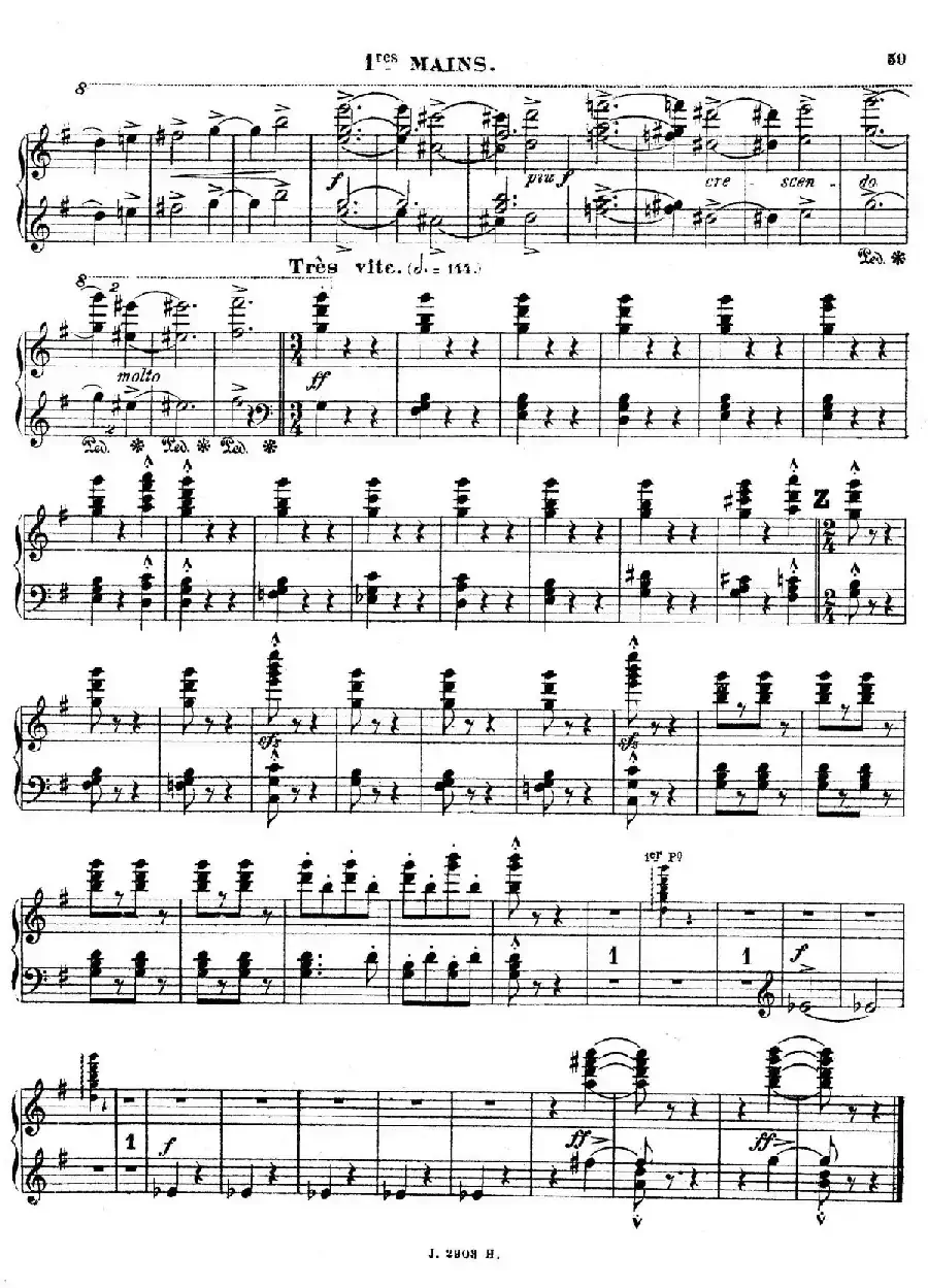 Symphony on a French Mountain Air Op.25（法国山歌交响曲·双钢琴·Ⅲ）