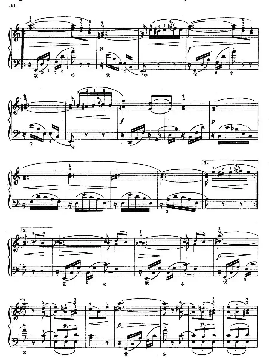 Akvareller Op.19（水彩画 10. 谐谑曲）