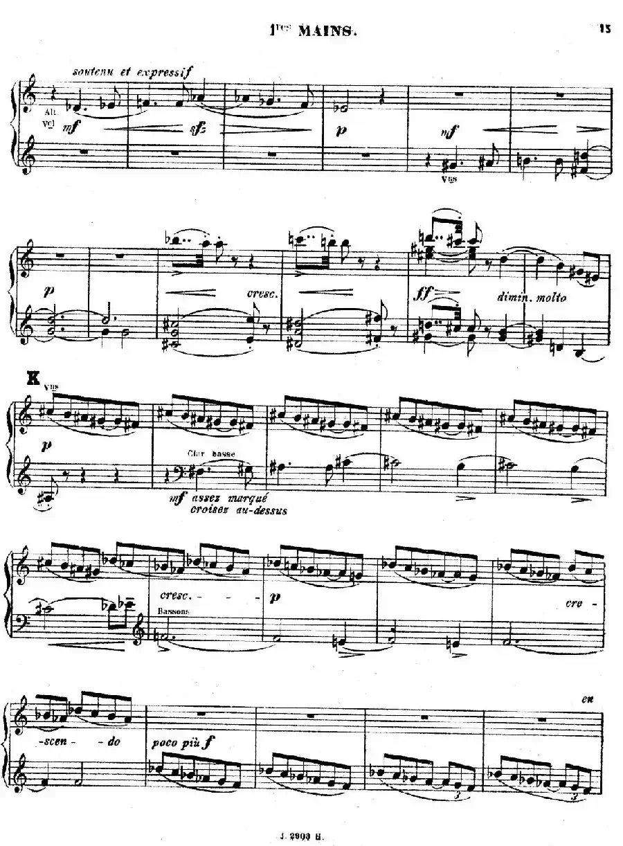 Symphony on a French Mountain Air Op.25（法国山歌交响曲·双钢琴·Ⅰ）