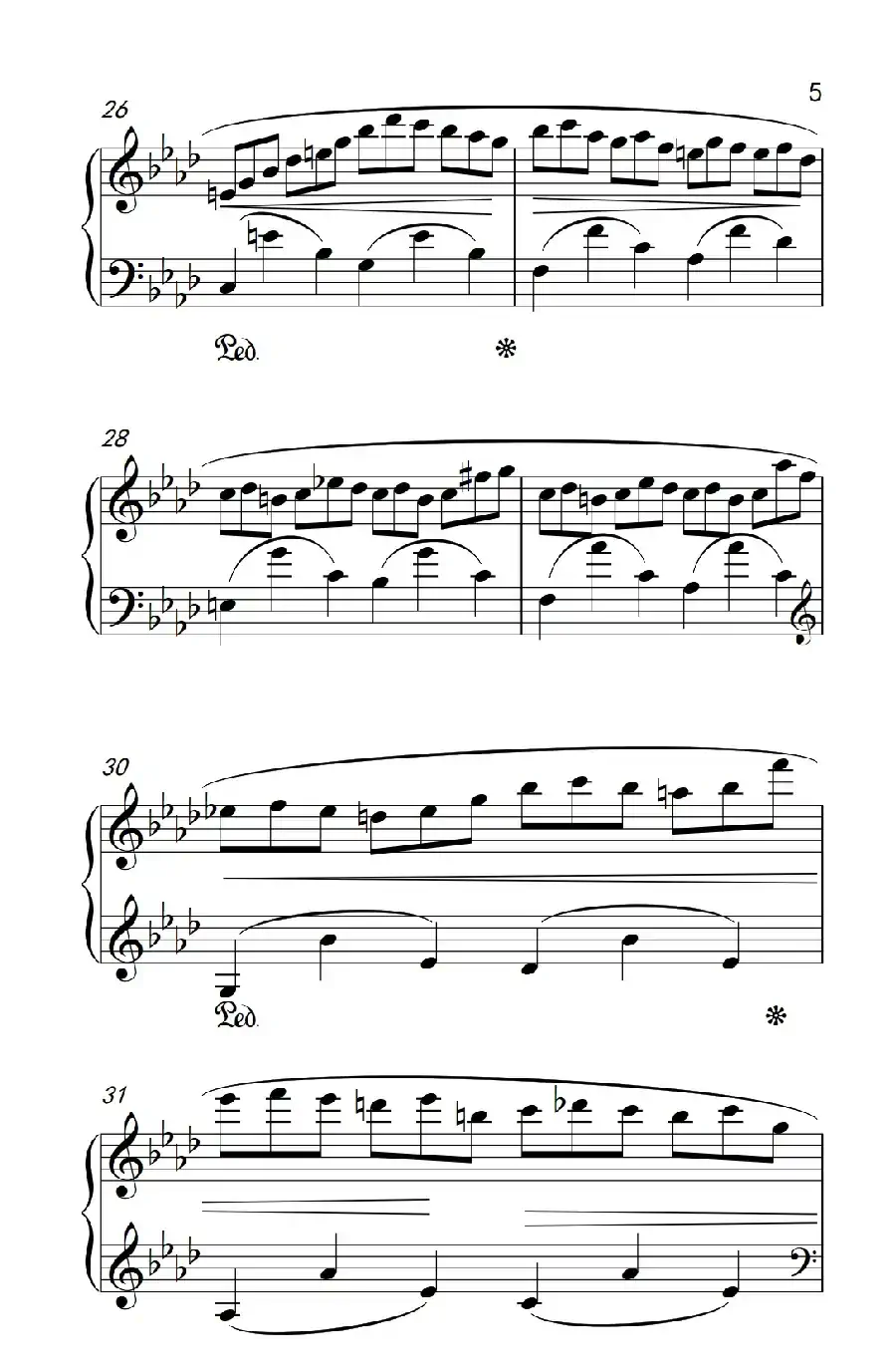 第九级1.练习曲 Op.25 No.2（中央音乐学院 钢琴（业余）考级教程 7-9级）
