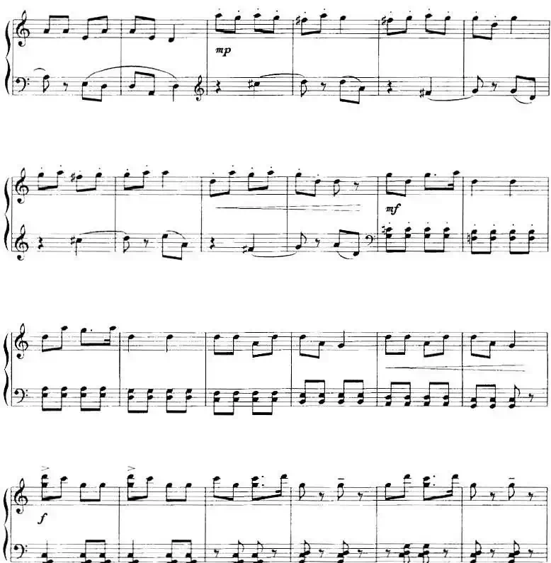 《彝乡组曲》选段：打歌调