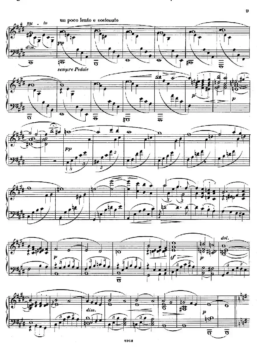 Piano Sonata in e Minor Op.28（e小调钢琴奏鸣曲）