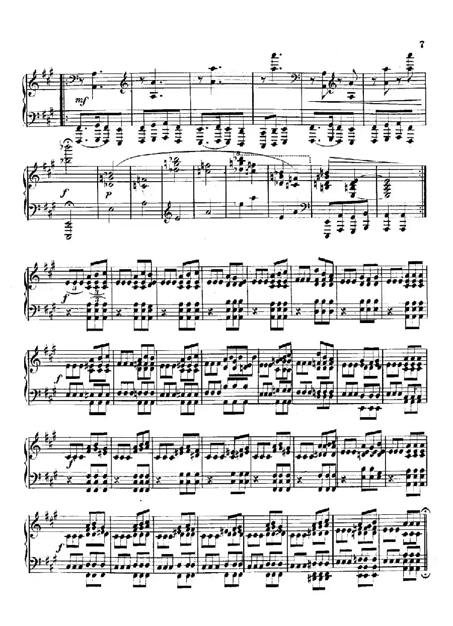 Variations on Yankee Doodle from Miscellenies Op.93（扬基嘟得主题变奏曲）