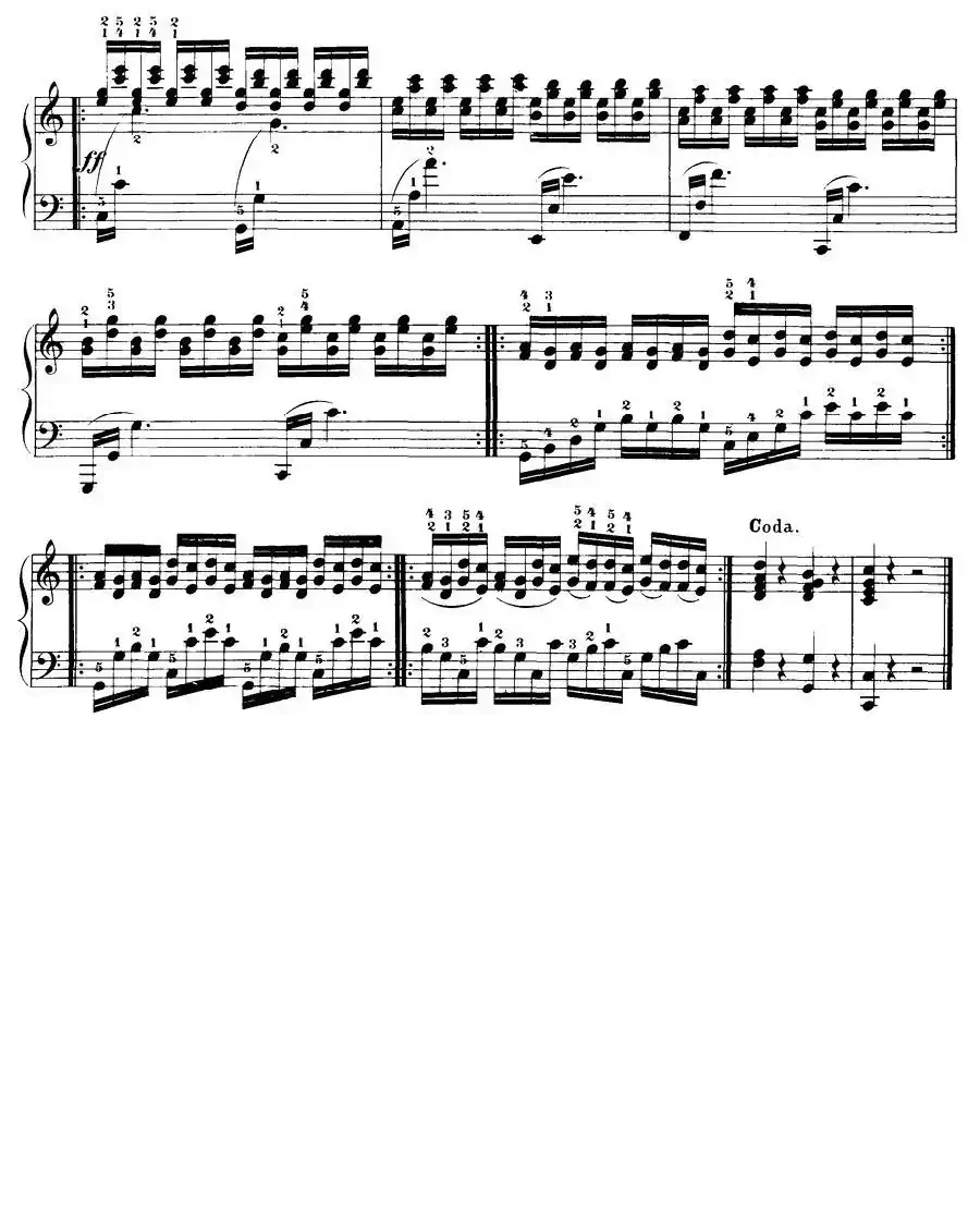 Czerny - 40 Daily Exerci Op.337(16—20)(40首日常训练曲)