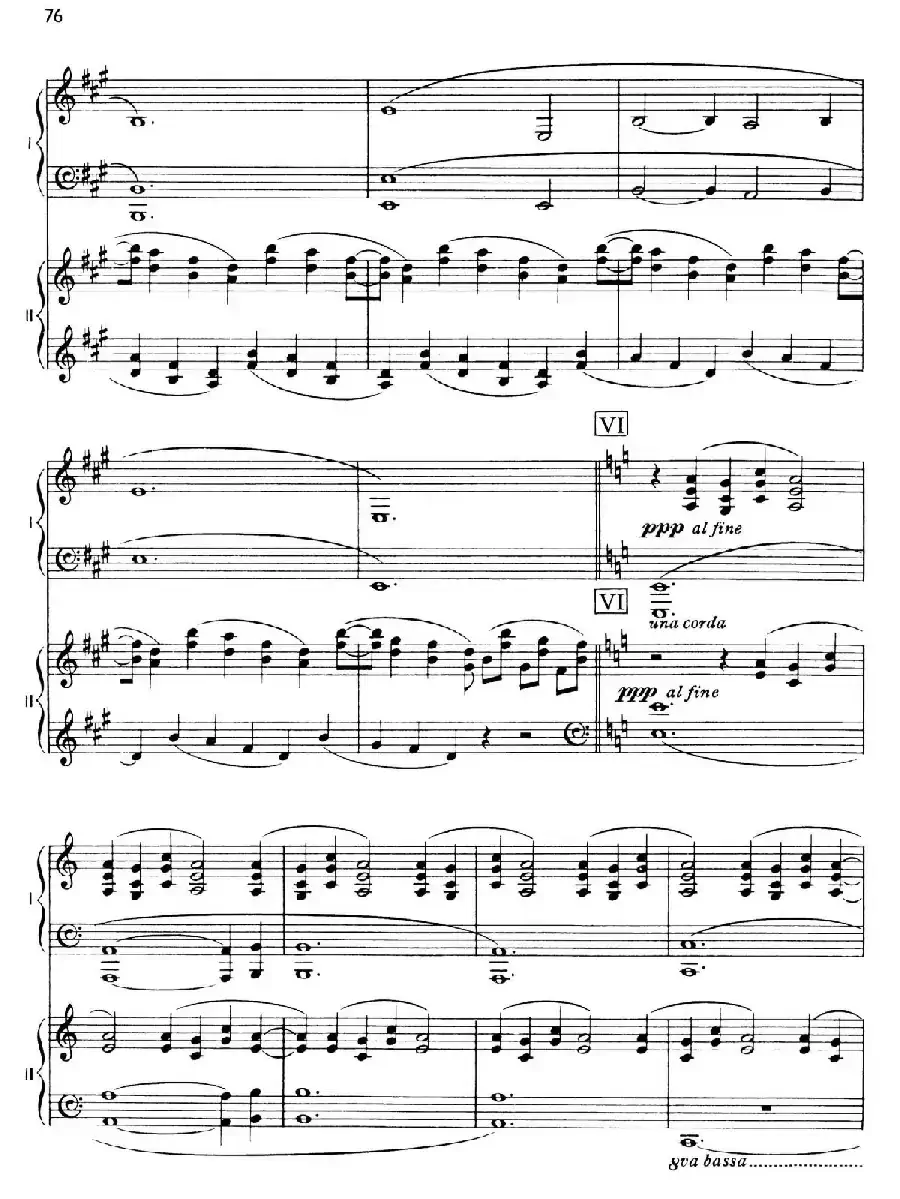 The Planets Op.32（双钢琴）（行星·第五乐章 土星—老年使者）