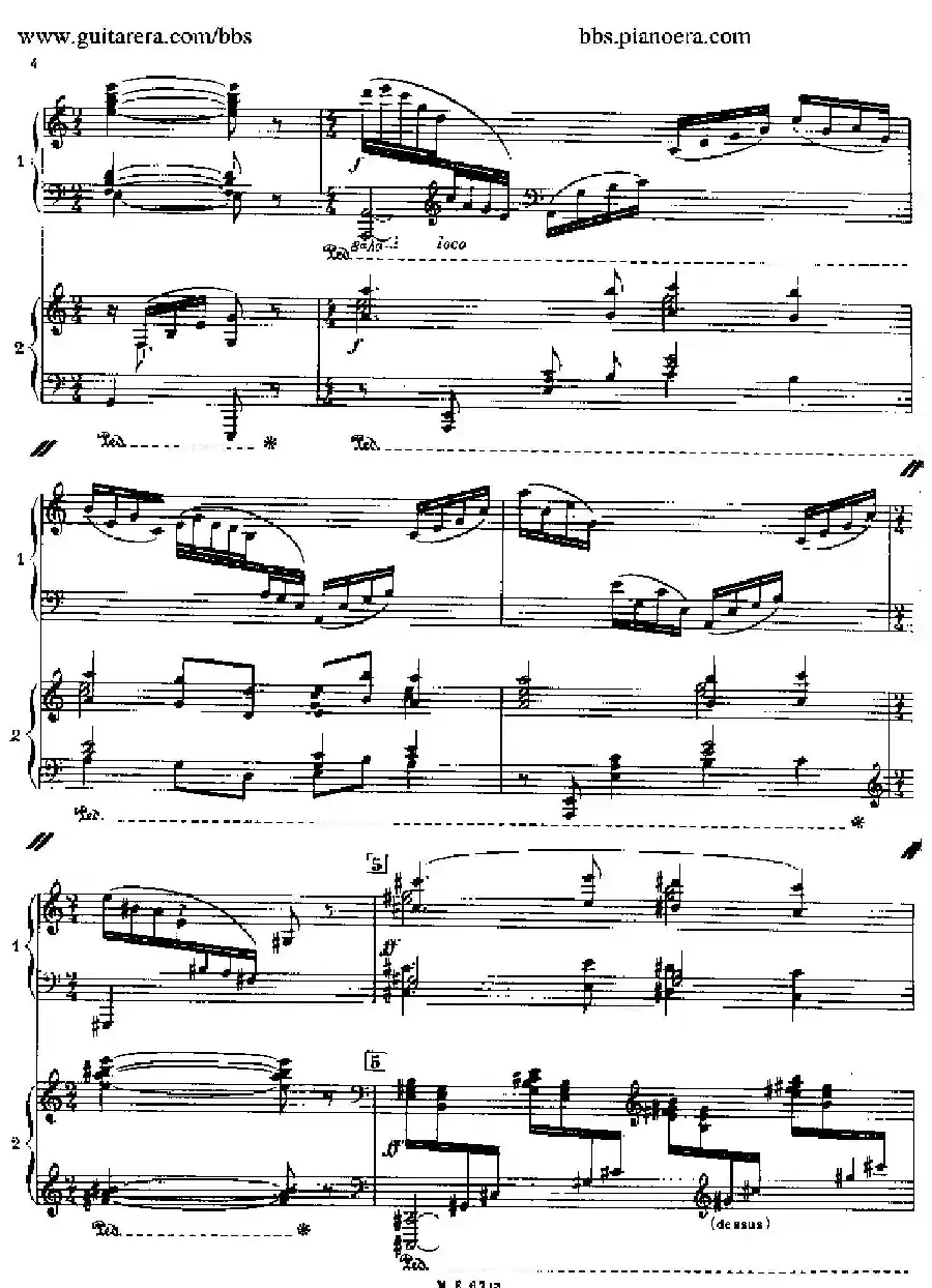 Sonata for Two Pianos（双钢琴奏鸣曲）