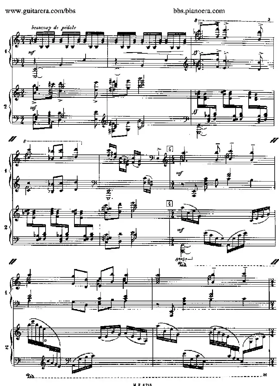 Sonata for Two Pianos（双钢琴奏鸣曲）