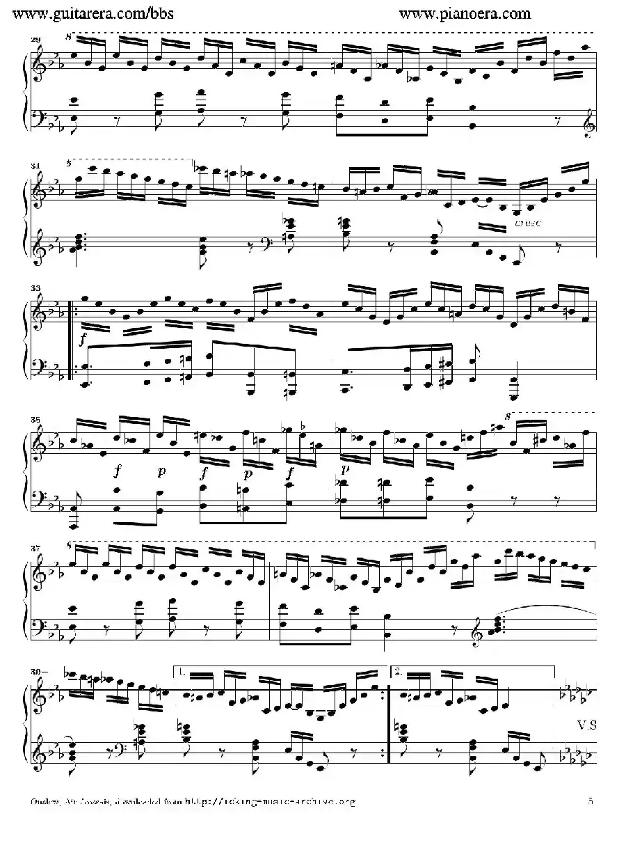 Air Ecossais Varie Op.5（苏格兰歌调变奏曲）