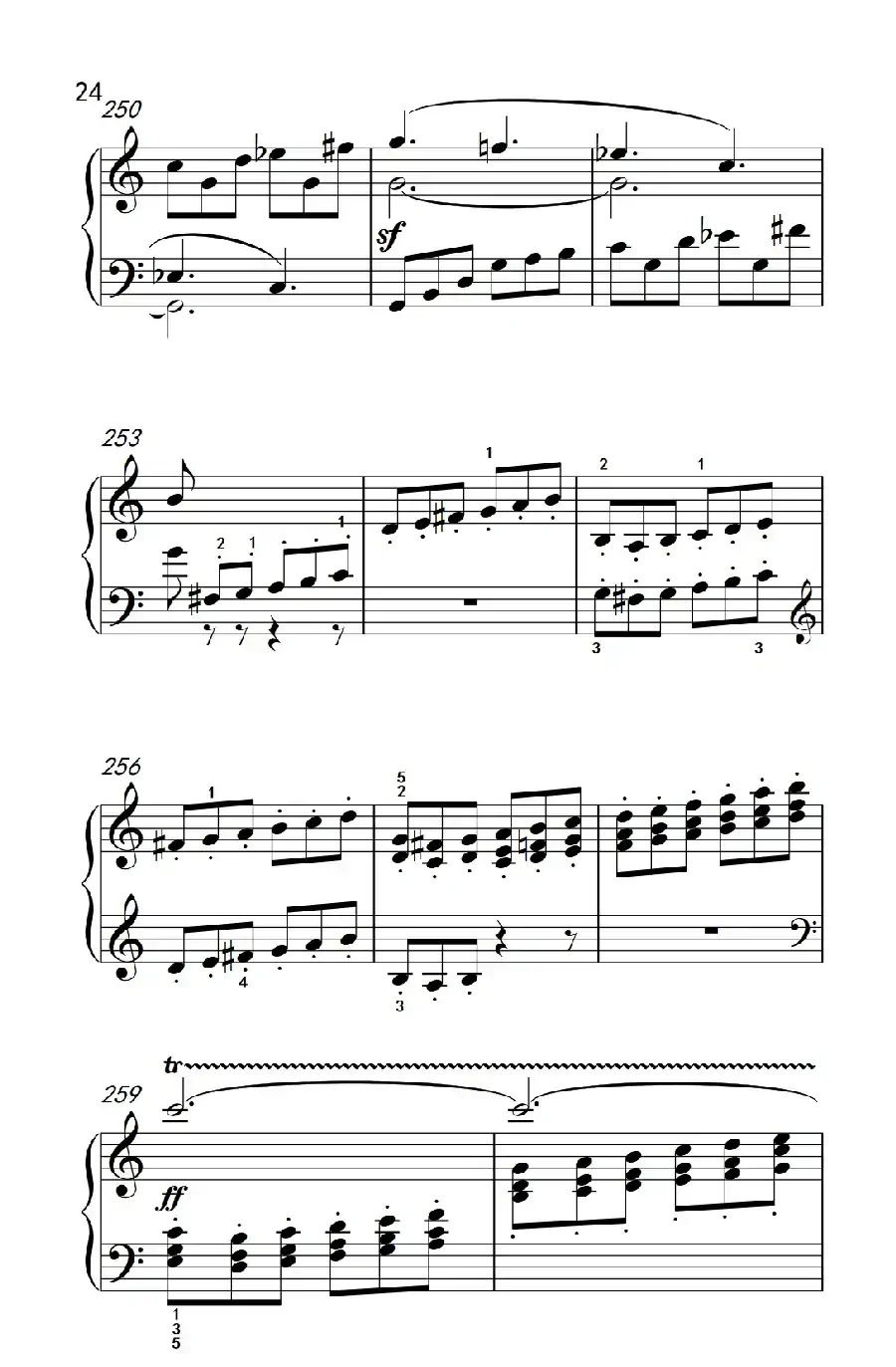 奏鸣曲 Opus 2 Nr.3 第四乐章(贝多芬奏鸣曲集 1)