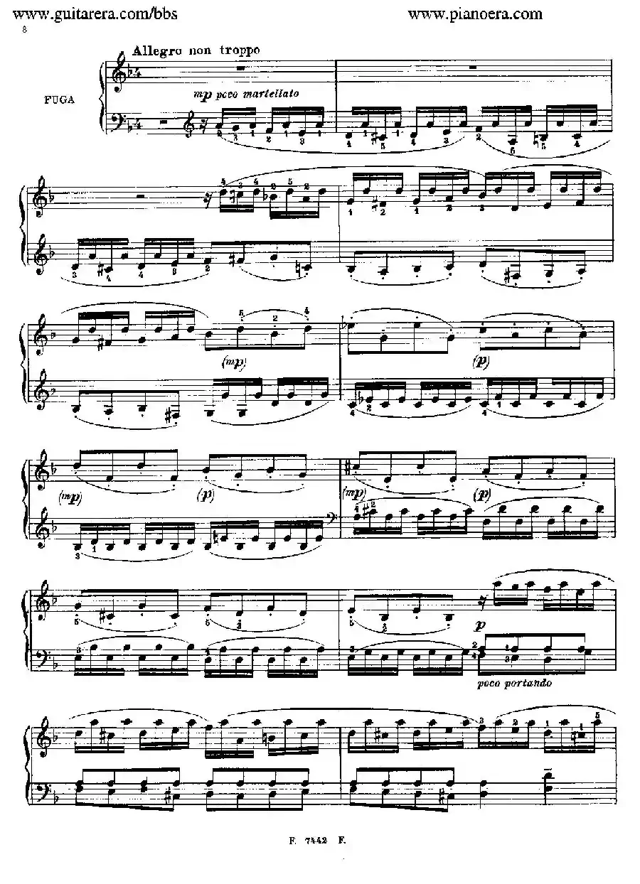 d小调托卡塔与赋格（BWV 565·柯尔托改编钢琴独奏版）