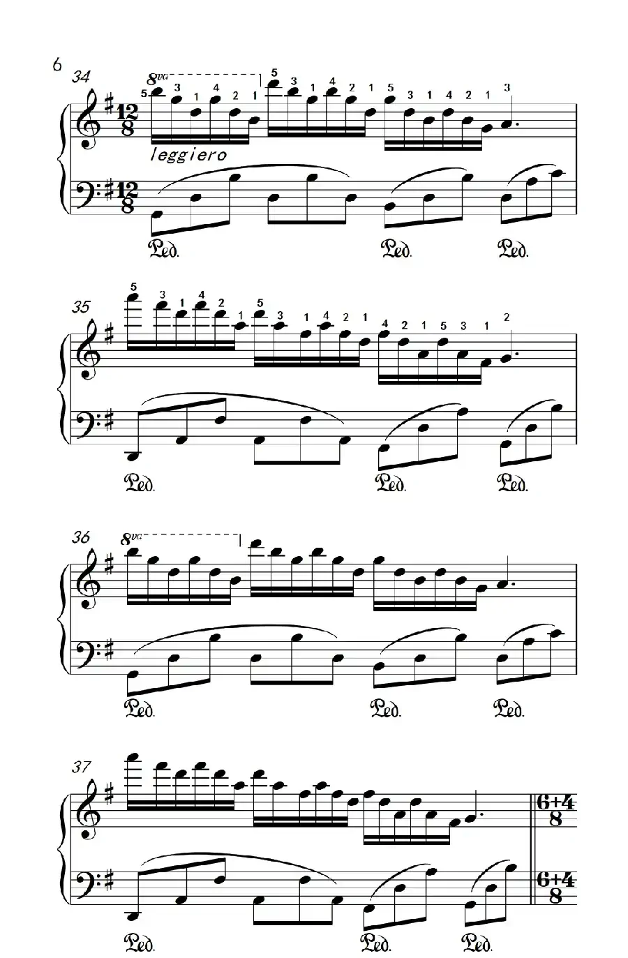 童年的回忆（老年大学 钢琴教程 3）
