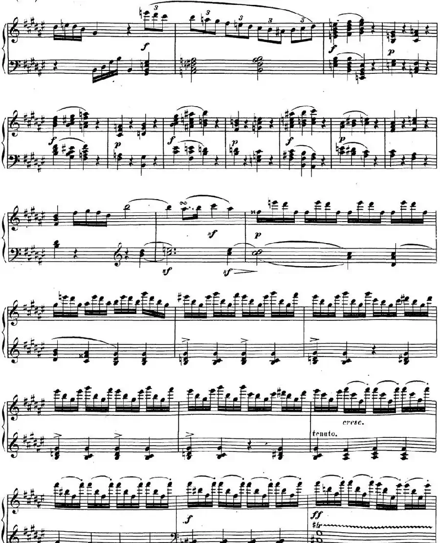 贝多芬钢琴奏鸣曲24 泰丽莎 升F大调 Op.78 F-sharp major