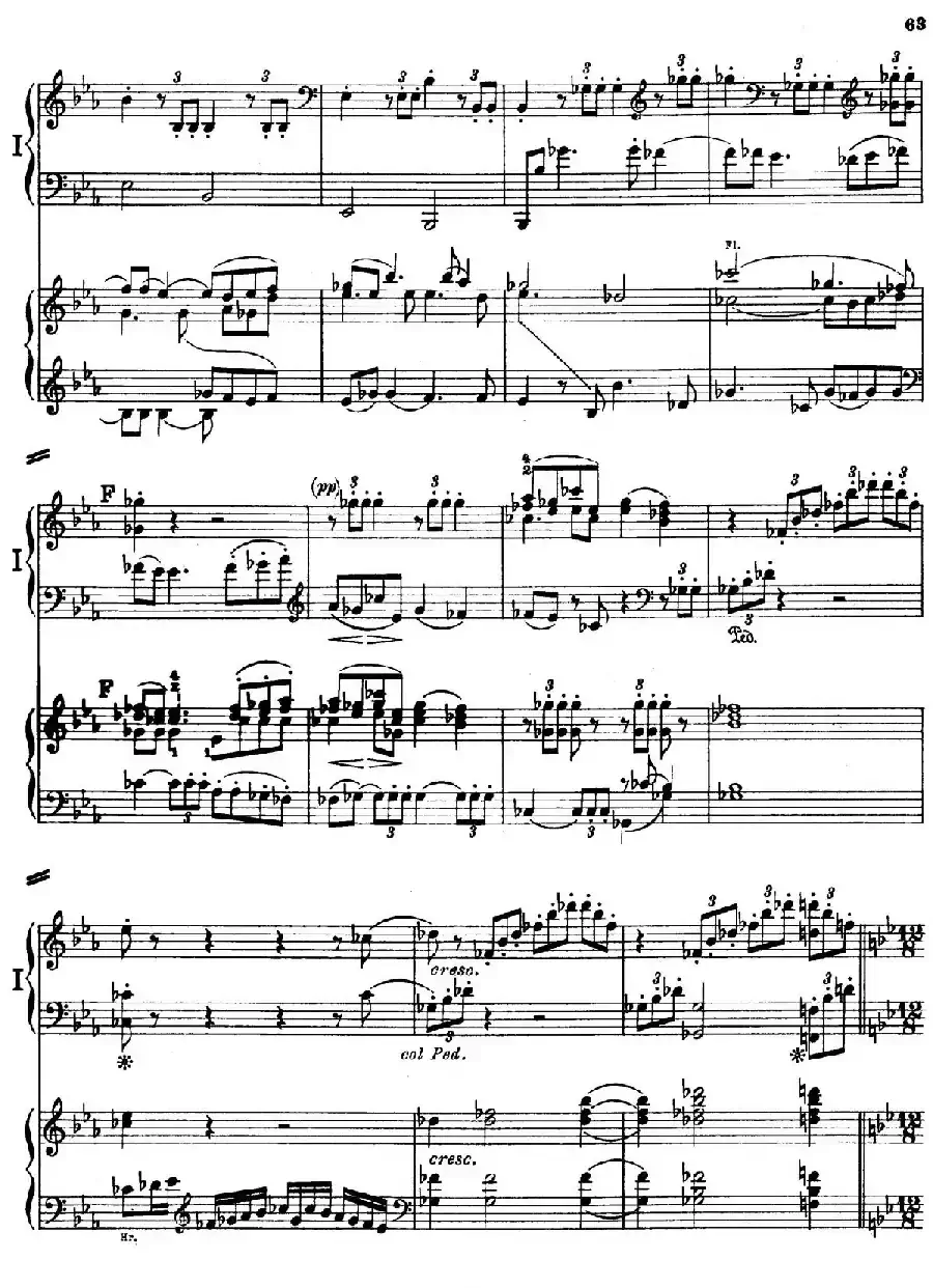 d小调第九交响曲 Op.125（双钢琴P63——72）