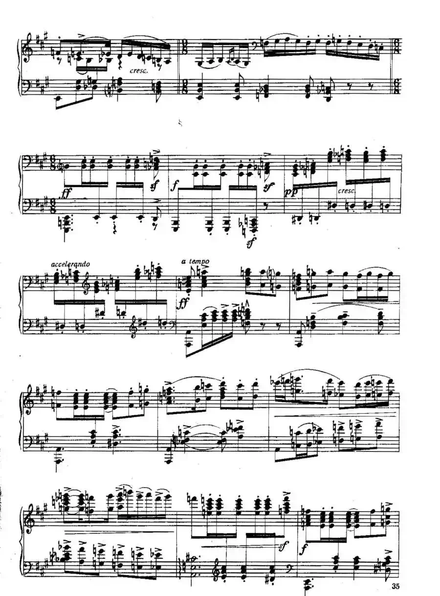 Six Préludes Exotiques Op·17（6首特色前奏曲·3）