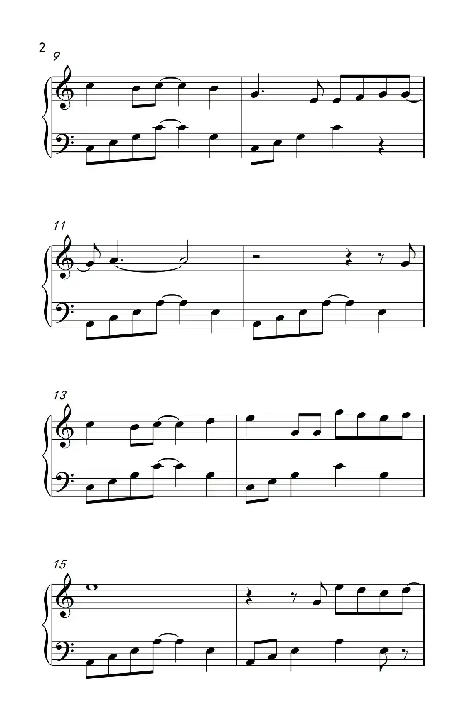 如果的事(《弹吧音教》制谱版本一)