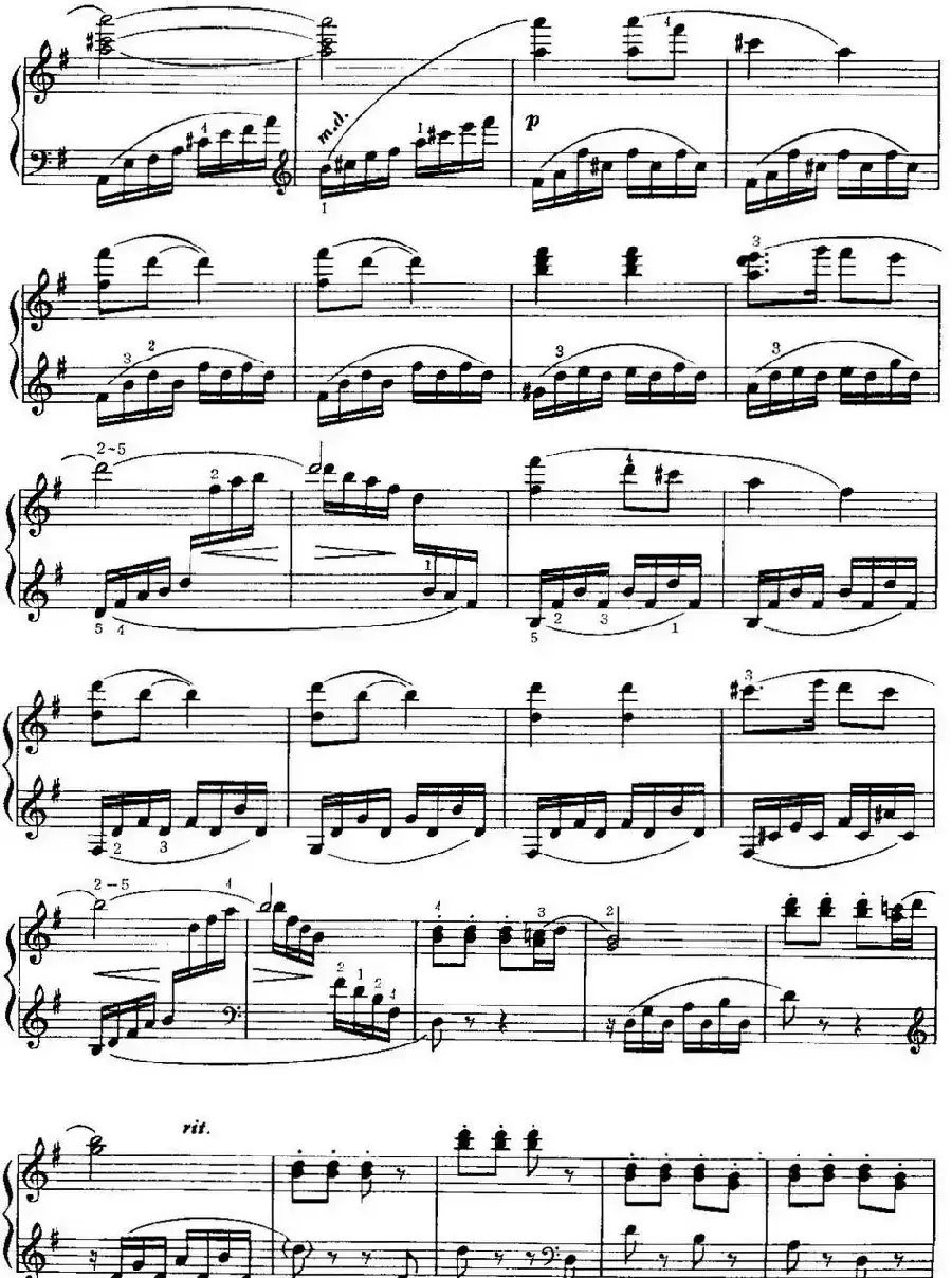 中国钢琴名曲30首：快乐的女战士