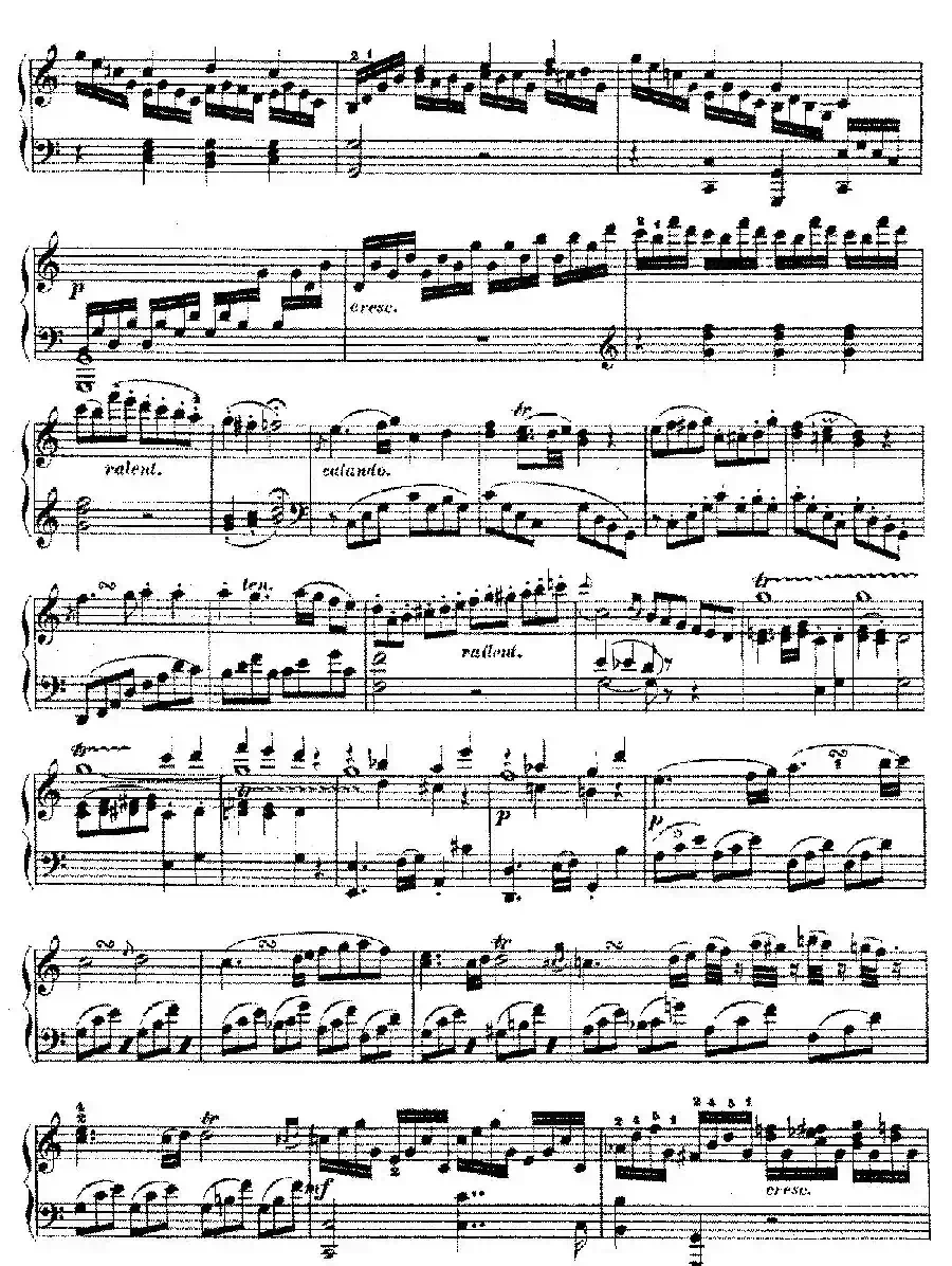 Piano Sonata No.4 in C Major Op.38（C大调第四钢琴奏鸣曲）