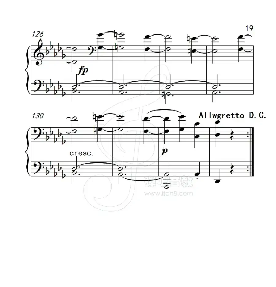 第六级 奏鸣曲(中国音乐学院钢琴考级作品1~6级)