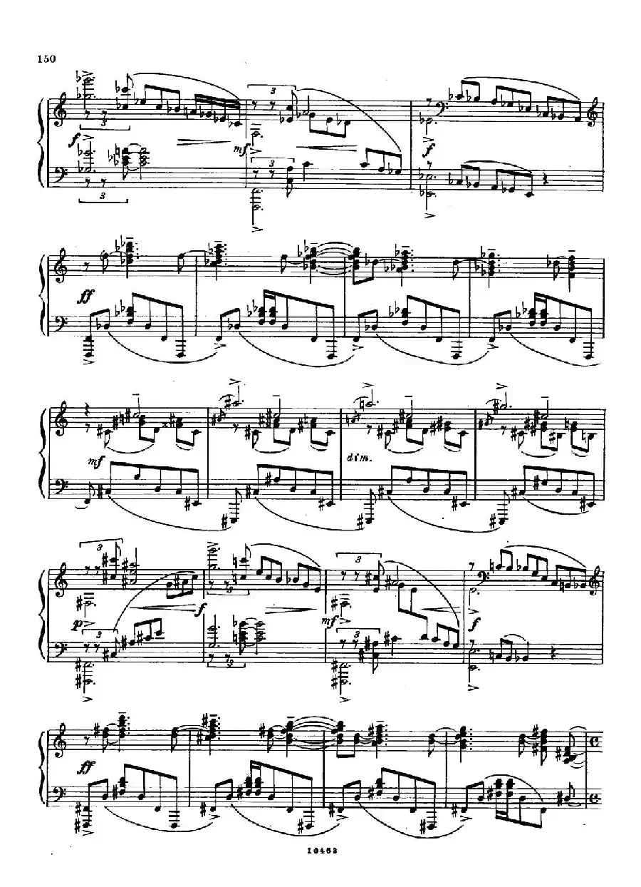 降b小调第二钢琴奏鸣曲（Op.36  No.2）