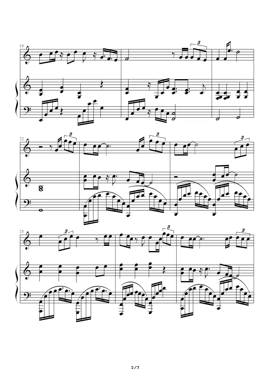 Now that she'e gone（钢琴伴奏谱）