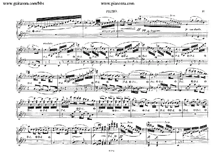 Piano Concerto No.2 in f Minor Op.21（f小调第二钢琴协奏曲·四手联弹版）