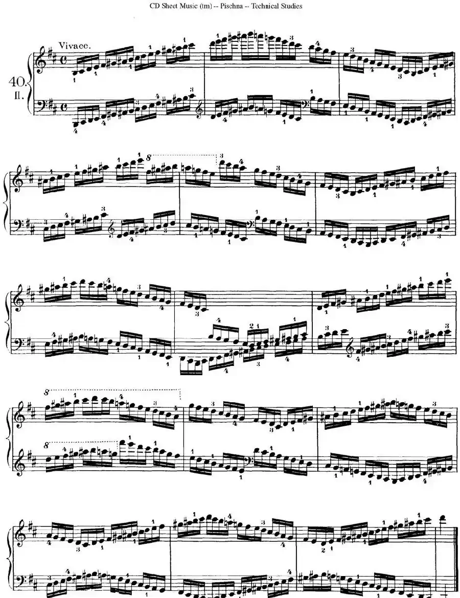 Technical Studies 60 Progressive Exercises （60首钢琴循序渐进练习曲 P61——70）