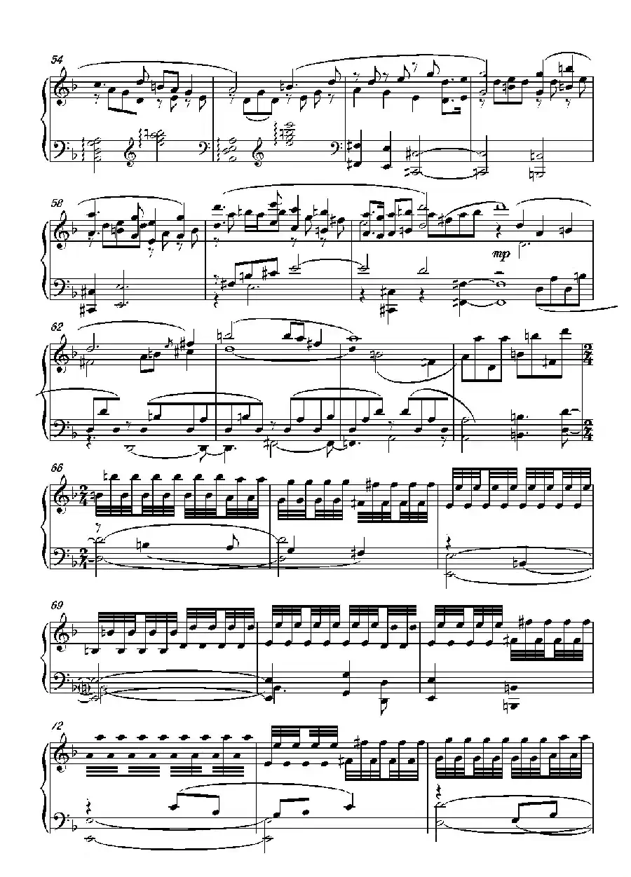 第十二钢琴奏鸣曲PianoSonataNo.12（中国钢琴作品）