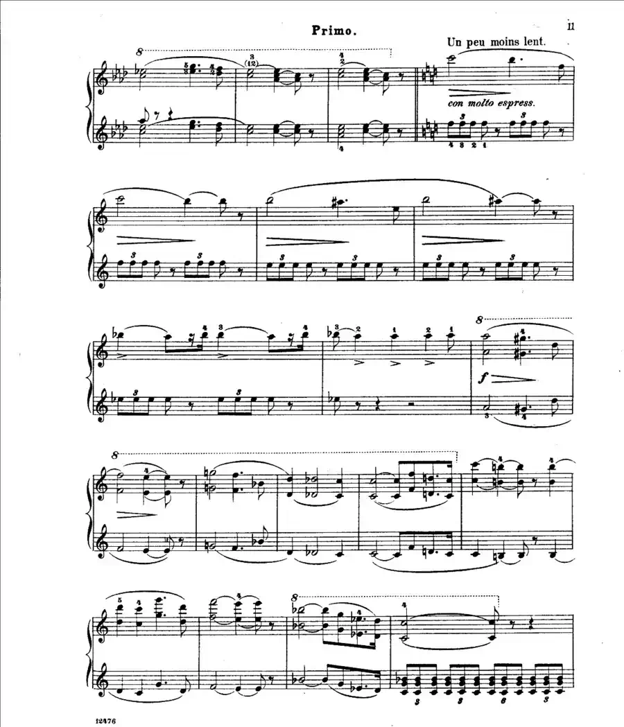 L'Arlesienne Suite No·1（阿莱城姑娘·第一组曲·四手联弹）