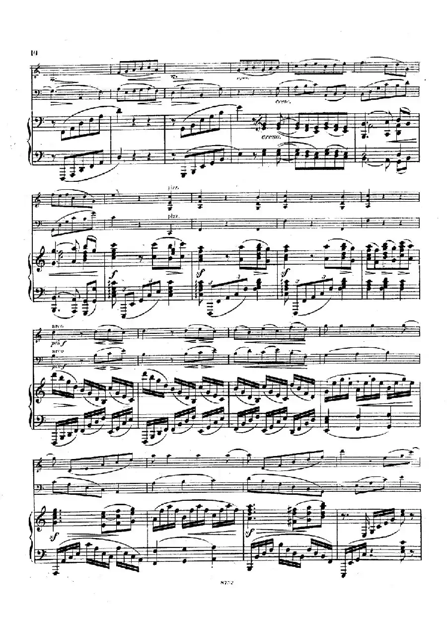 Piano Trio No.3 in c Minor Op.101（c小调第三钢琴三重奏）