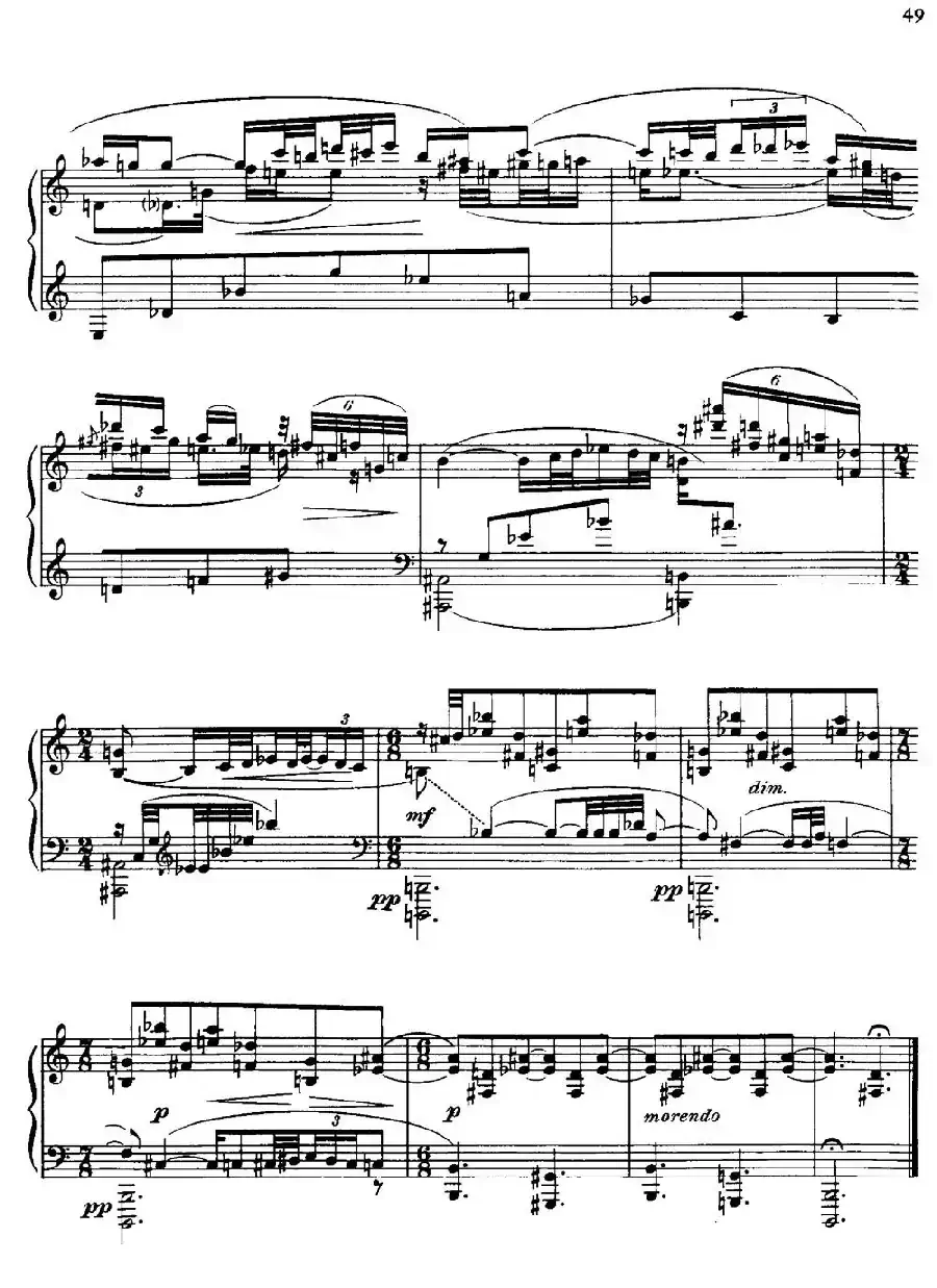 塞缪尔·巴伯 - 降e小调钢琴奏鸣曲 op.26 v.3