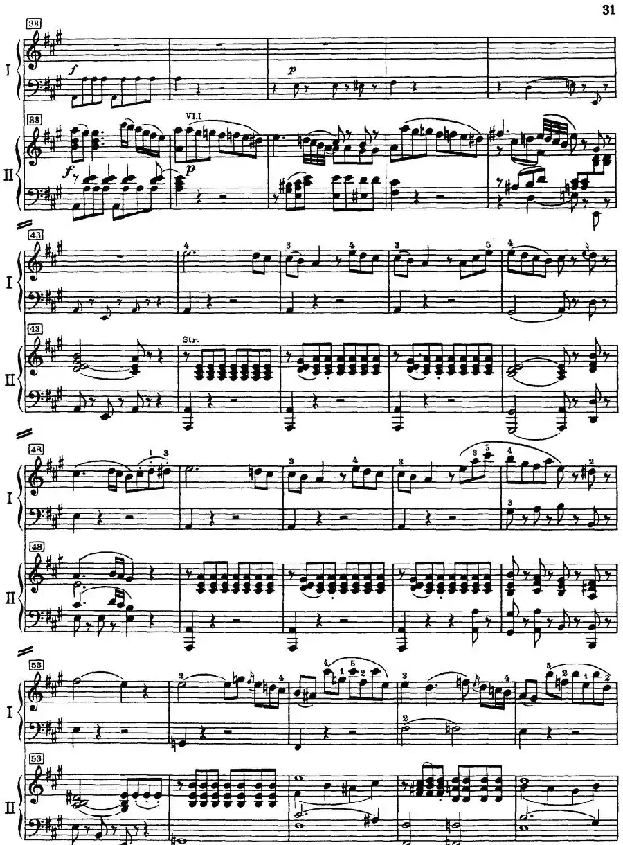二十八部钢琴协奏曲 No.26（(P31-45）