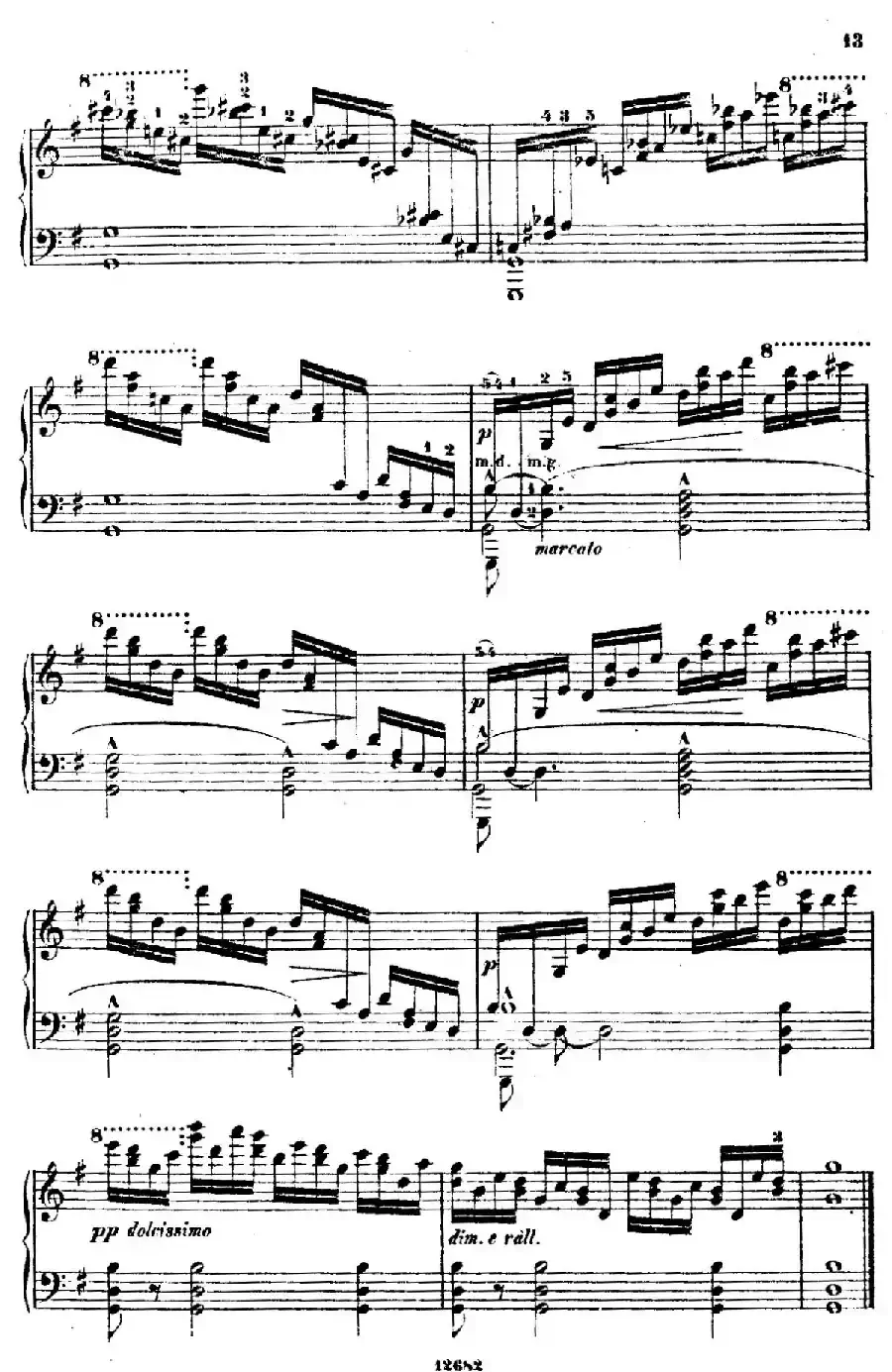 Douze Etudes de Salon Op.5（12首沙龙练习曲·2）