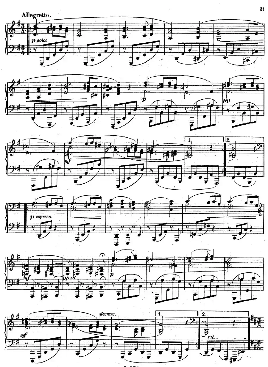 Four Pieces 4首小品 Op.2（Ⅳ）
