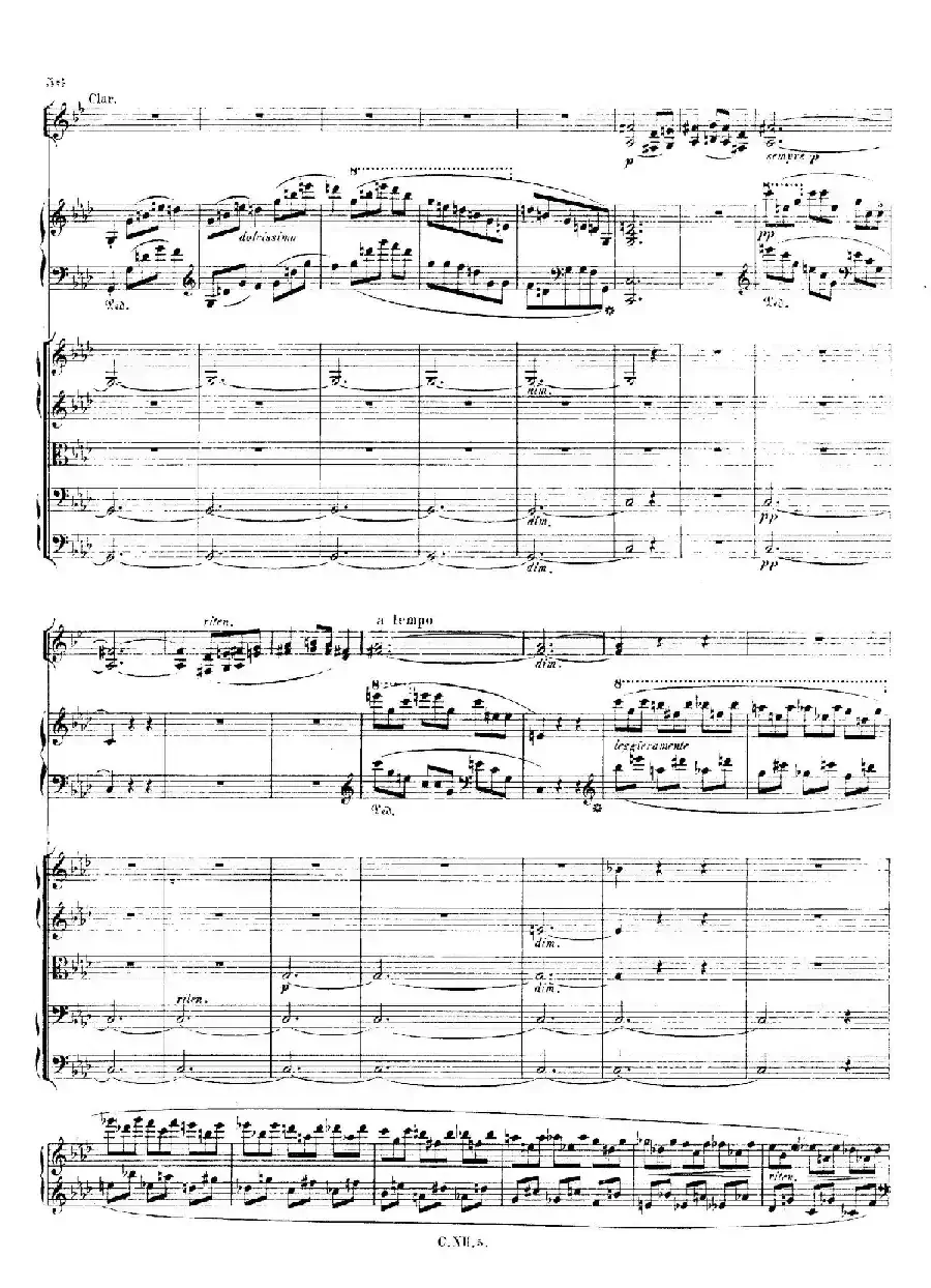 Piano Concerto No.2 in f Minor Op.21（f小调第二钢琴协奏曲·总谱）