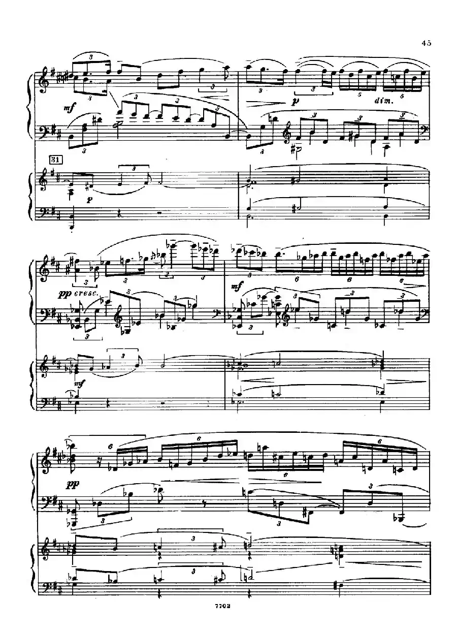 升f小调第一钢琴协奏曲 Op.1（双钢琴版）